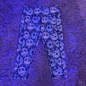 Constantly Varied Gear Blue and Purple Skull Leggings